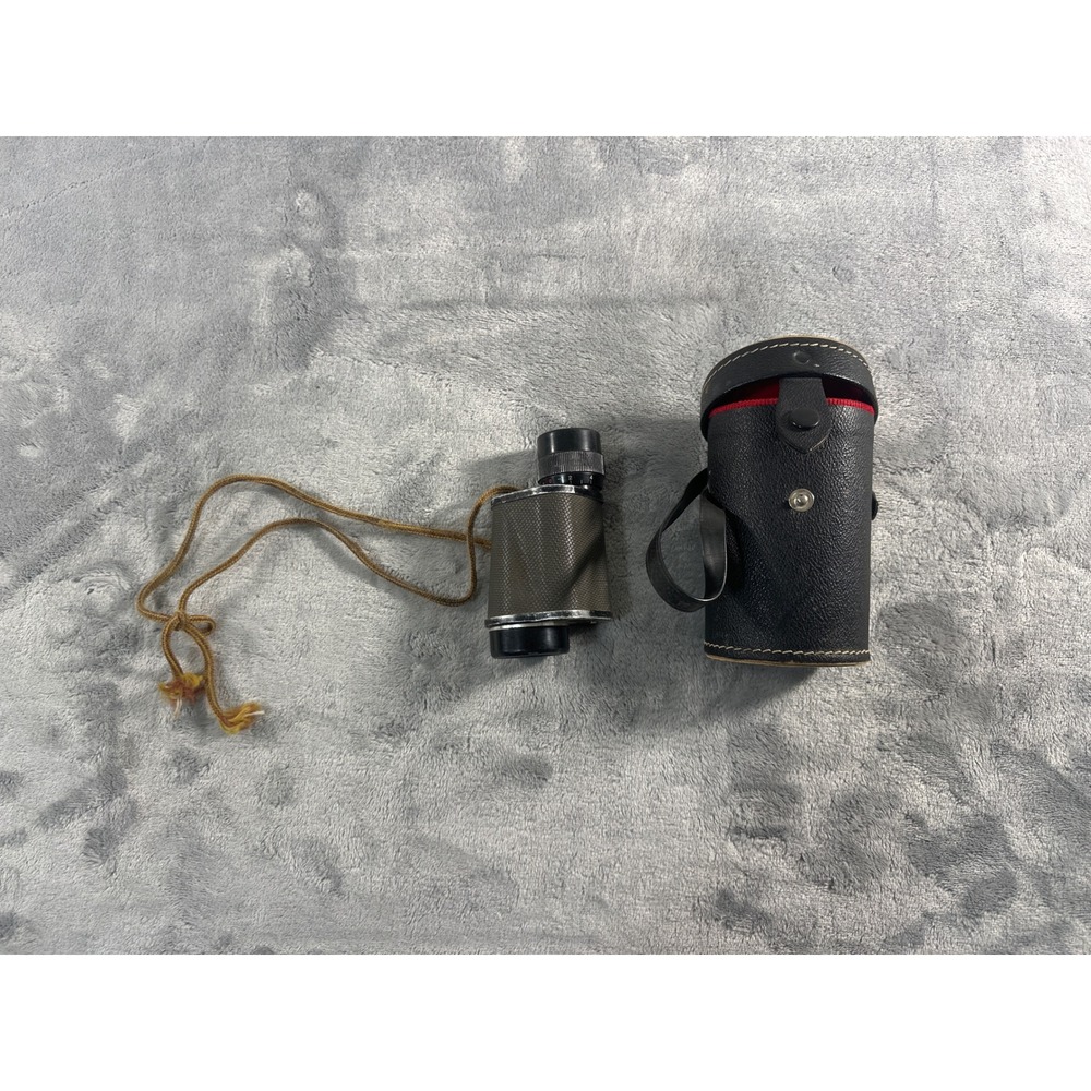 Vintage Linet 8x30 Monocular Violet Coated Optics with Case No. 740340